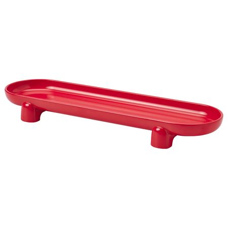 VINTERFINT Тарелка для свечи - красный 42x13x4.5 см