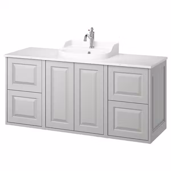 TÄNNFORSEN ТАННФОРСЕН / RUTSJÖN РУТШЁН Шкаф п-раковину/раковина/смеситель - фото 1