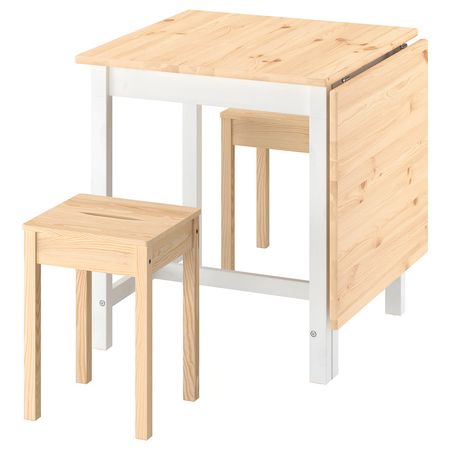 PINNTORP / HÄGERNÄS Стол и 2 табурета