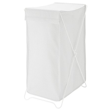 Корзина для белья, белый, серый 90 л IKEA TORKIS ТОРКИС 503.697.69