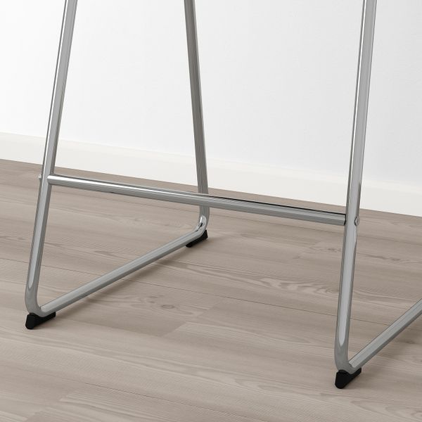 Стул барный, хромированный/Мьюк золотисто-коричневый 66 см IKEA BERNHARD БЕРНГАРД 704.048.42 - фото 3