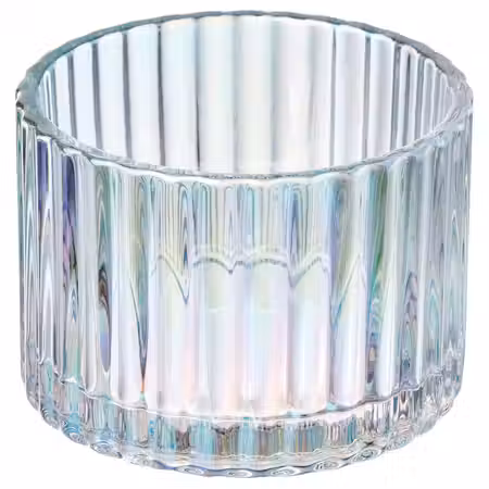 RÄFFELBJÖRK РЭФФЕЛБЬЁРК Подсвечник - перламутровый 5 см