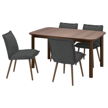 Стол и 4 стула IKEA KLINTEN, STRANDTORP СТРАНДТОРП 995.058.93