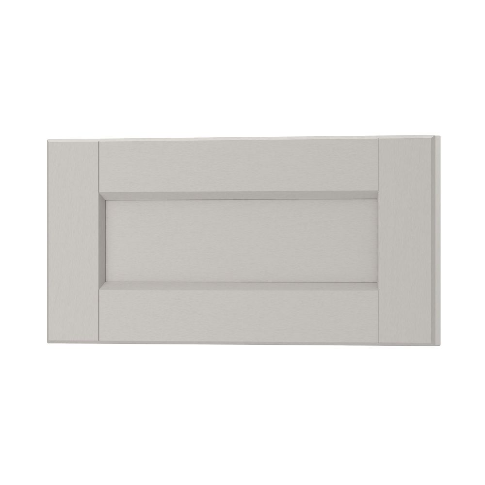 Фронтальная панель ящика ЛЕРХЮТТАН, светло-серый - схема-чертеж с размерами