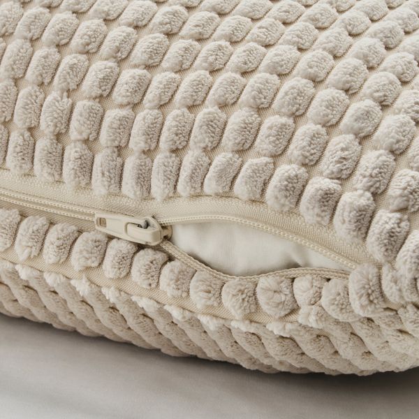 Чехол на подушку, бежевый 50x50 см IKEA GULLKLOCKA ГУЛЛЬКЛОКА 804.649.58 - схема-чертеж с размерами