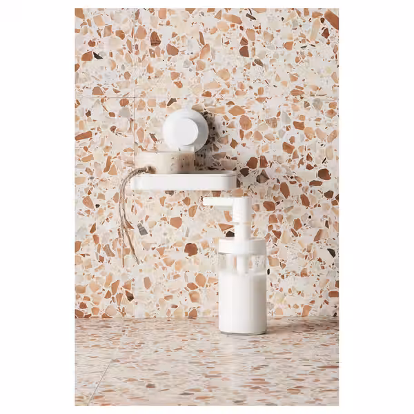 TACKAN Дозатор для жидкого мыла - белый - схема-чертеж с размерами