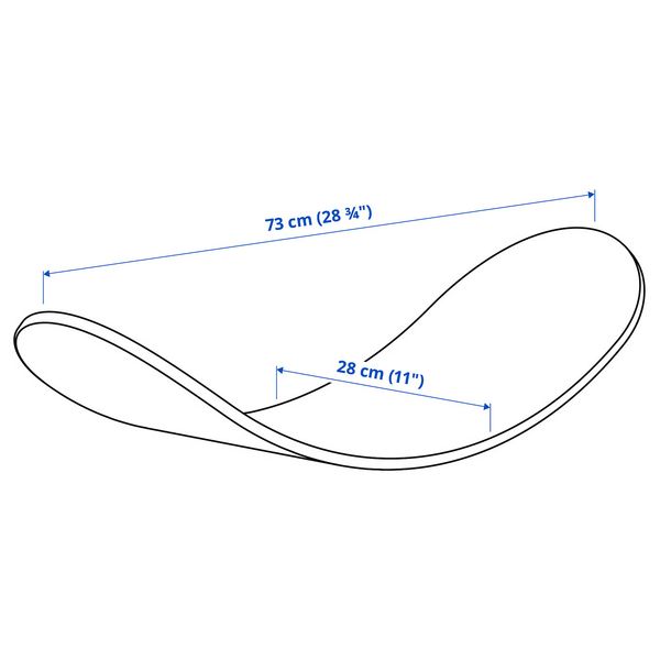 IKEA, дополнительный ракурс - схема-чертеж с размерами