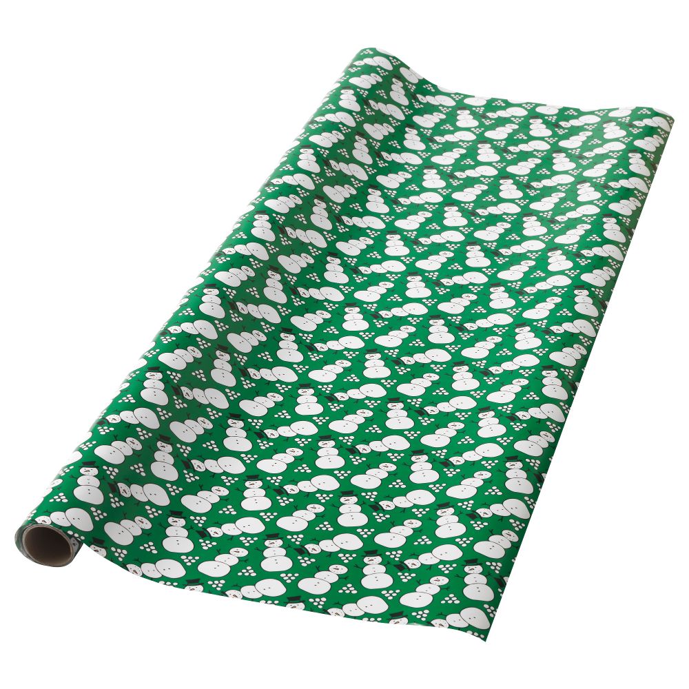 Рулон оберточной бумаги ВИНТЕР 2016, снеговик (5x1.2 м) - фото 1