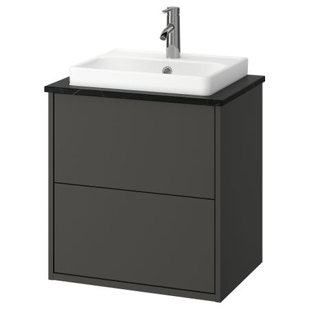Шкаф с ящиками, раковина, смеситель IKEA HAVBÄCK, ORRSJÖN 695.213.47