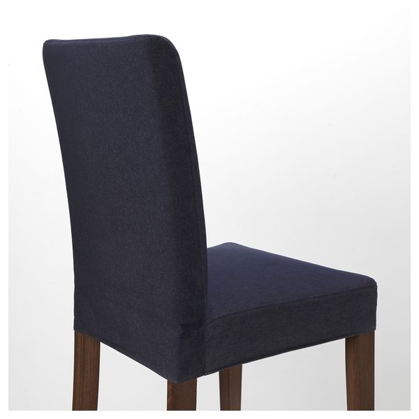 Стул ХЕНРИКСДАЛЬ, коричневый, Ванста темно-синий - схема-чертеж с размерами