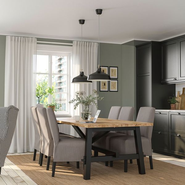 SKOGSTA / BERGMUND Стол и 6 стульев - фото 2