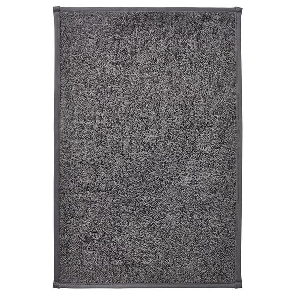 Коврик для ванной, серый, 40x60 см IKEA OSBYSJÖN 405.142.05 - фото 2