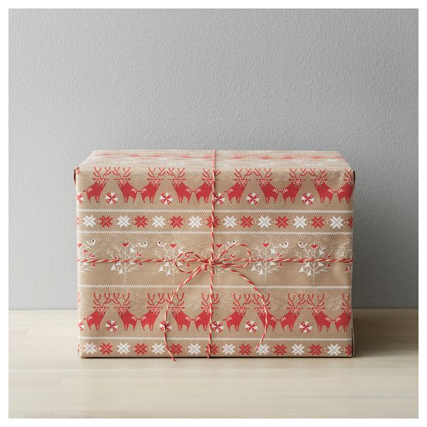 Рулон оберточной бумаги ВИНТЕР 2017, естественный с рисунком (5x0.7 м) - схема-чертеж с размерами