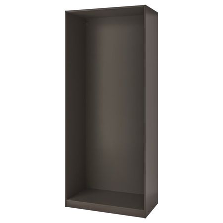 PAX Каркас гардероба - темно-серый 100x58x236 см