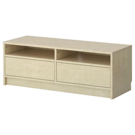 Тумба под ТВ БЕННУ, березовый шпон (120x39x42 см)