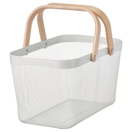 RISATORP Корзина - белый 27x42x23 см