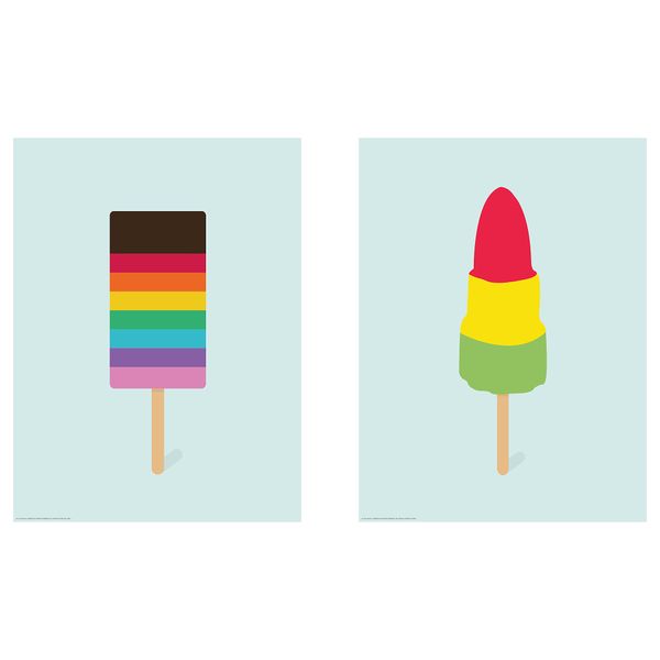 Постер, Леденцы на палочке I, 30x40 см IKEA DRÖMBILD ДРЁМБИЛЬД 704.420.33 - фото 2