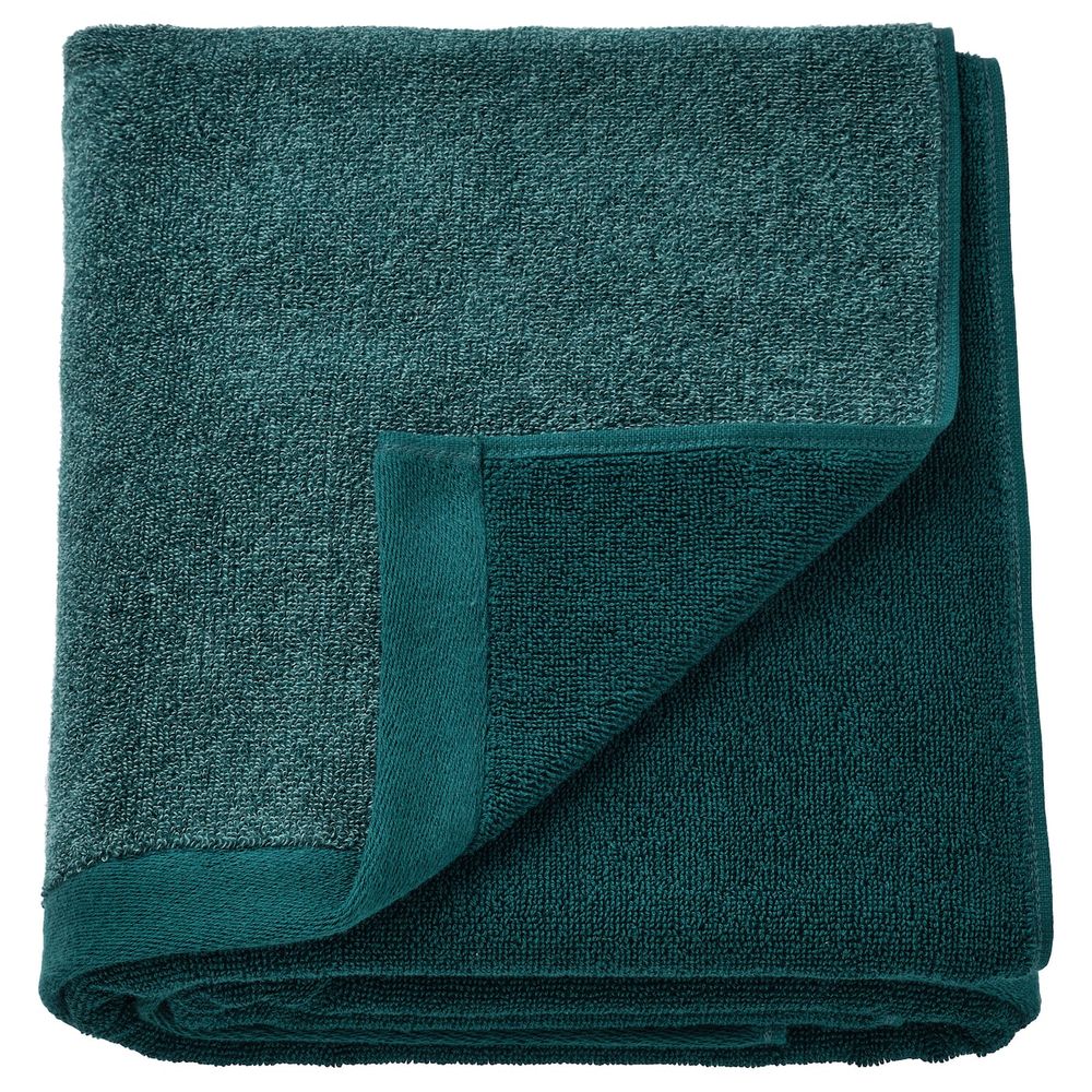 Простыня банная, бирюзовый/меланж 100x150 см IKEA HIMLEÅN ХИМЛЕОН 704.918.39 - фото 1