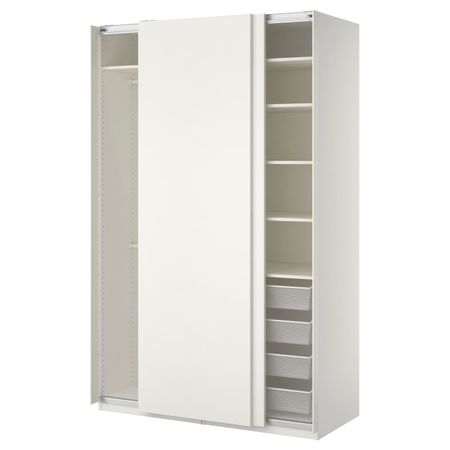 Гардероб, белый/Хасвик белый 150x66x236 см IKEA PAX ПАКС 292.487.98