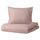 Пододеяльник и 2 наволочки, 240x220, 50x60 см, светло-розовый IKEA DYTÅG ДЮТОГ 905.188.47
