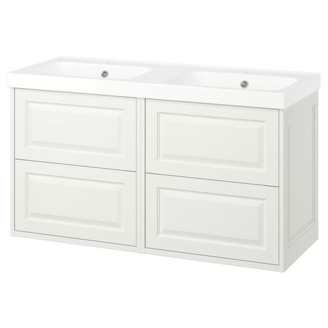 TÄNNFORSEN / ORRSJÖN Шкаф с раковиной - белый 122x49x69 см