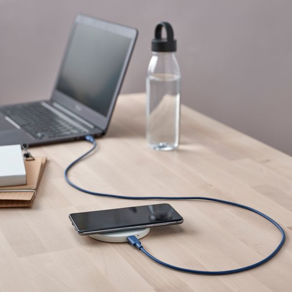 Кабель USB-C–USB-C, синий, 1 м IKEA SITTBRUNN 305.466.50 - фото 4