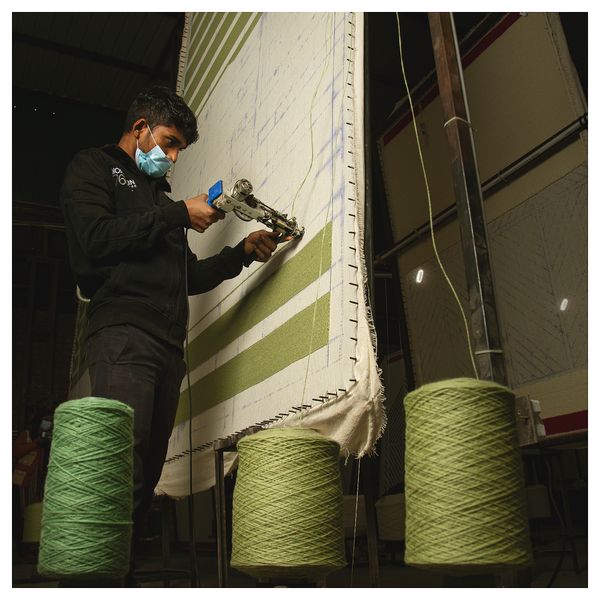 Ковер, короткий ворс IKEA MOSKITGRÄS 205.830.30 - фото 8