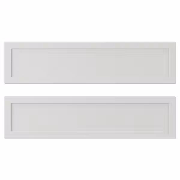 ASPUDDEN Фронтальная панель ящика - светло-серый 40x10 см - фото 1