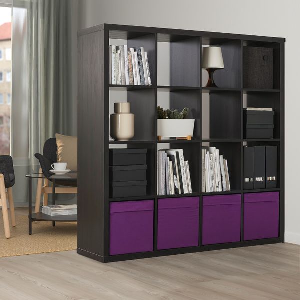 Коробка, фиолетовый 33x38x33 см IKEA ДРЁНА 204.439.83 - фото 3