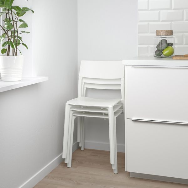 Стул, белый IKEA JANINGE ЯН-ИНГЕ 003.609.07 - фото 6