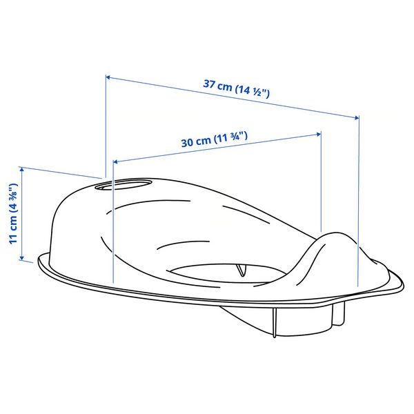 IKEA, дополнительный ракурс - схема-чертеж с размерами