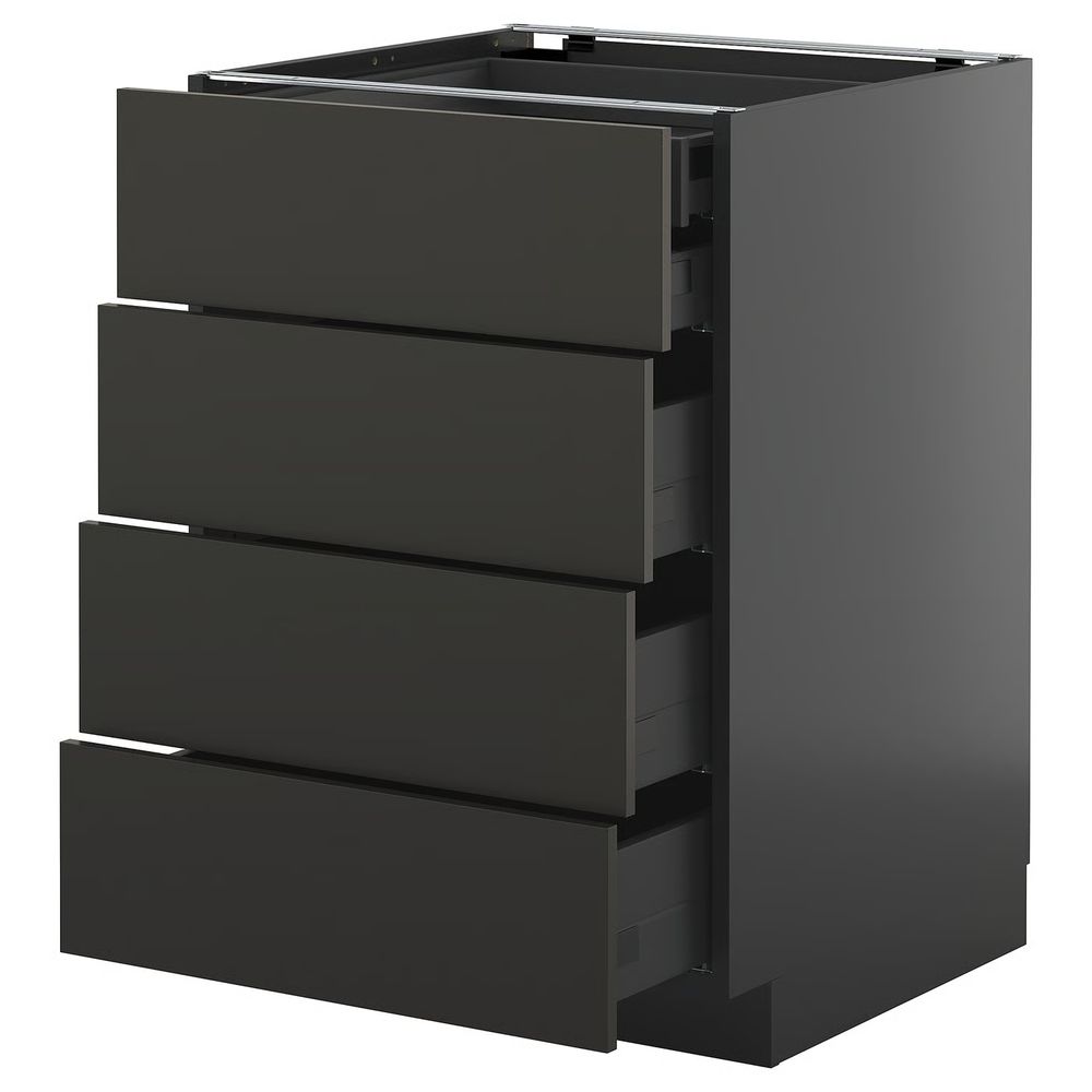 METOD / KNIVSHULT Напольный шкаф 4фасада/2нзк/3срд ящ - фото 1