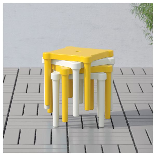 Табурет детский УТТЕР, д/дома/улицы, желтый - фото 3