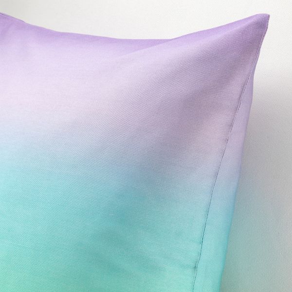 Чехол на подушку, светлый бирюзово-зеленый, светло-сиреневый, 50x50 см IKEA СТРЭВКЛИНТ 504.472.96 - фото 2