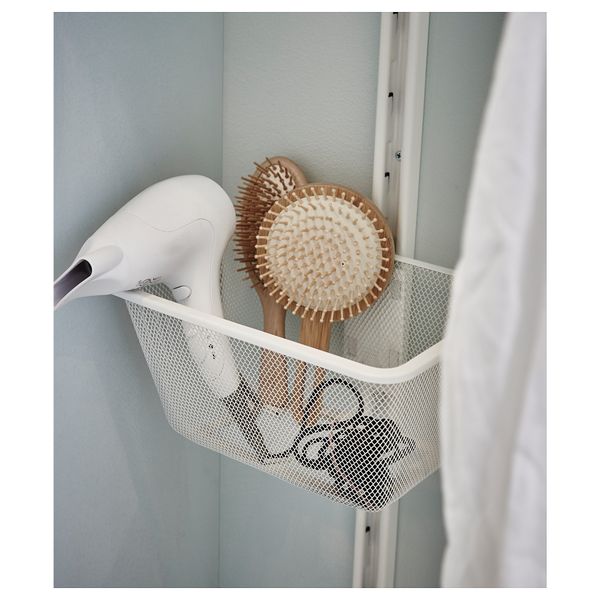 Сетчатая корзина с держателем АЛЬГОТ, белый - фото 5