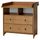 Пеленальный стол, шкафчик ЛЕКСВИК, морилка,антик (78 см)