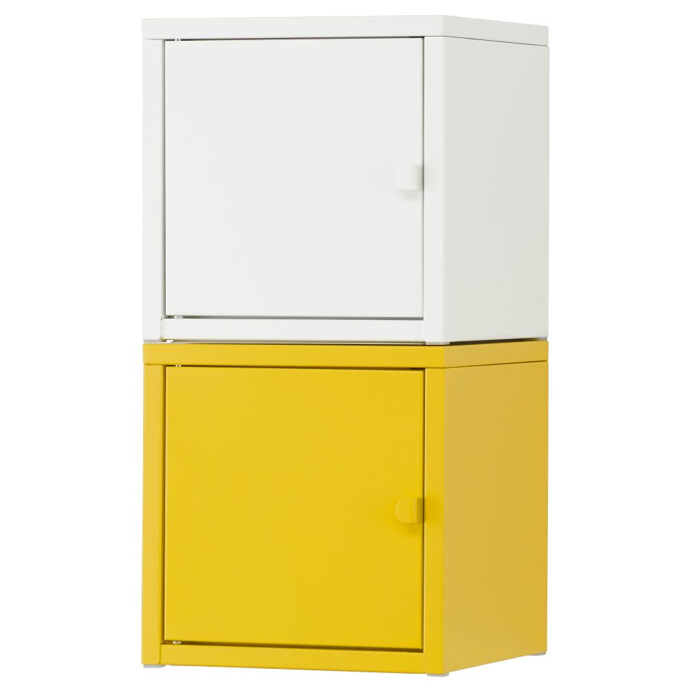 Комбинация для хранения ЛИКСГУЛЬТ, белый, желтый (25x50 см) - фото 1