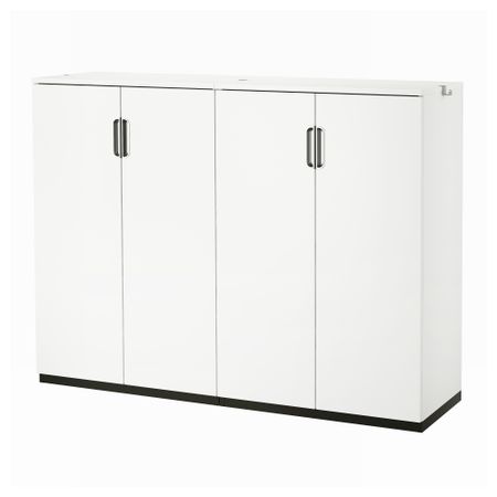 Комбинация для хранения с дверцами ГАЛАНТ, белый (160x120 см)