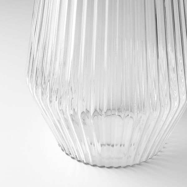 Напольный светодиод светильник, солнечный бт, для сада, прозрачное стекло 42 см IKEA СОЛВИДЕН 904.614.12 - фото 1