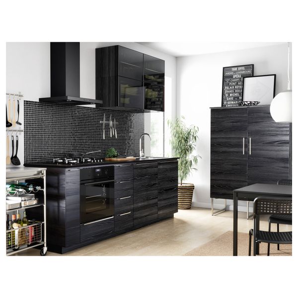 Колпак вытяжного шкафа стенного крепления МОЛНИГТ, темно-серый (60 см) - схема-чертеж с размерами