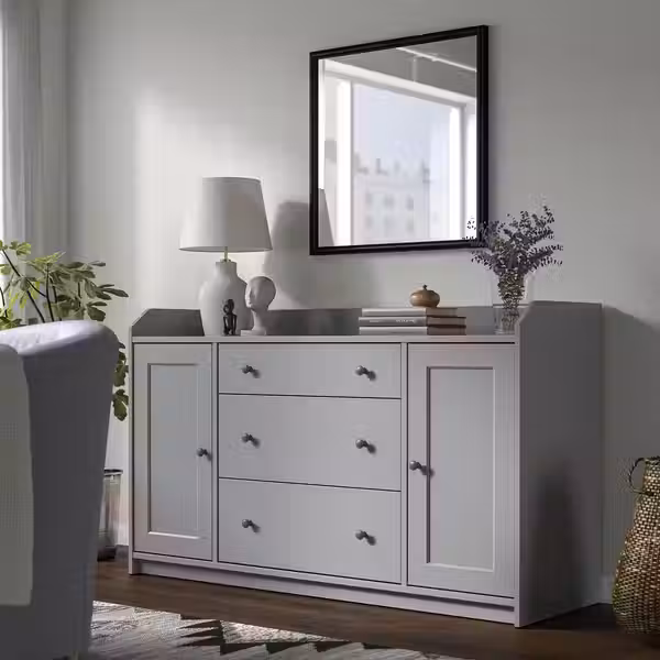 NYPONBUSKE НИПОНБЮСКЕ Зеркало - чёрный 65x65 см - фото 3