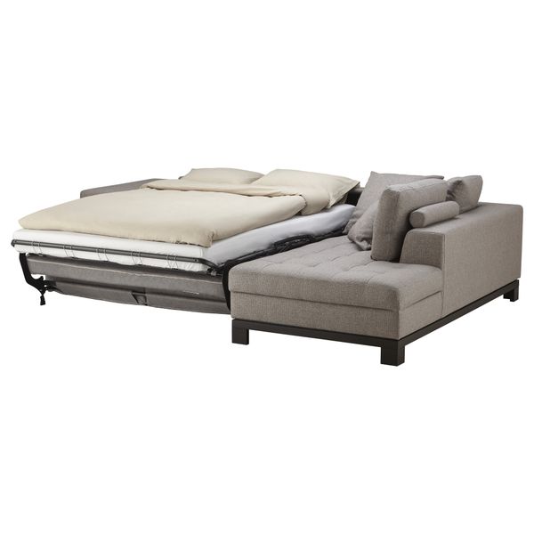 Угловой диван-кров c модулем для хран, пр НОГЕРСУНД, Толлэби серо-коричневый - фото 2