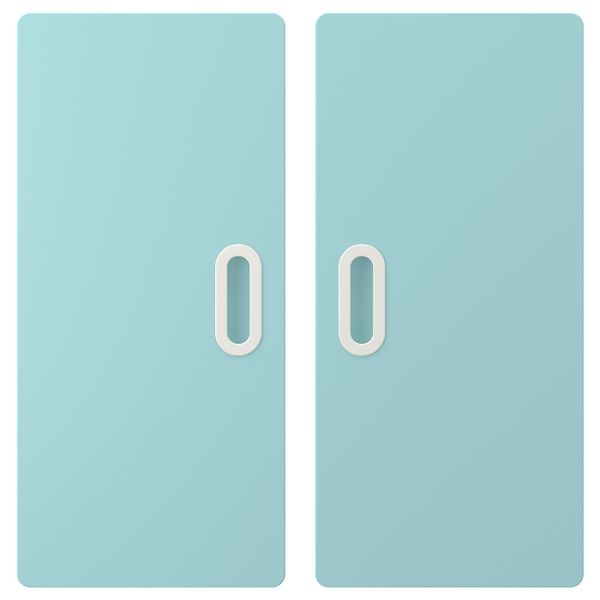 Дверь, голубой 60x64 см 2 шт IKEA FRITIDS ФРИТИДС 603.867.92 - фото 1