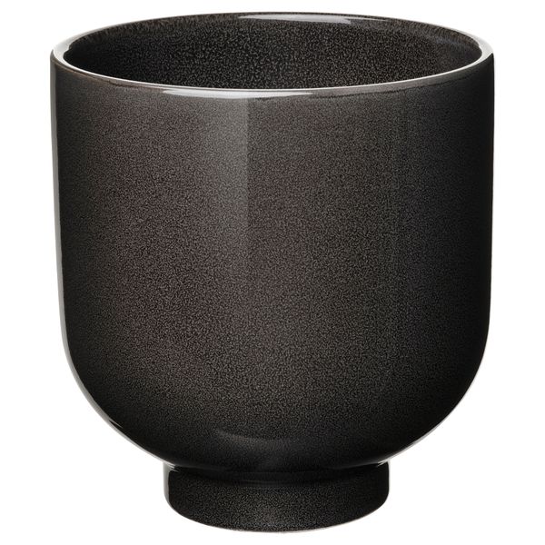 Кашпо, 15 см, для дома, улицы антрацит IKEA DRÖMSK ДРЁМСК 805.451.39 - фото 2