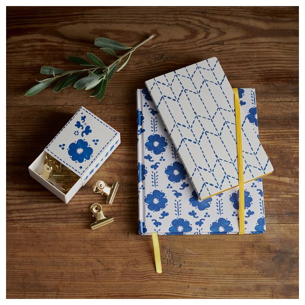 Книжка для записей, белый, синий, 20x16 см IKEA АНИЛИНАРЕ 804.279.99 - схема-чертеж с размерами