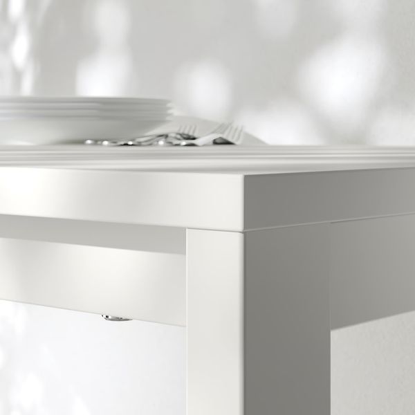 VIHALS / VIHALS Стол и 2 стула - белый белый/белый 74x74 см - фото 3