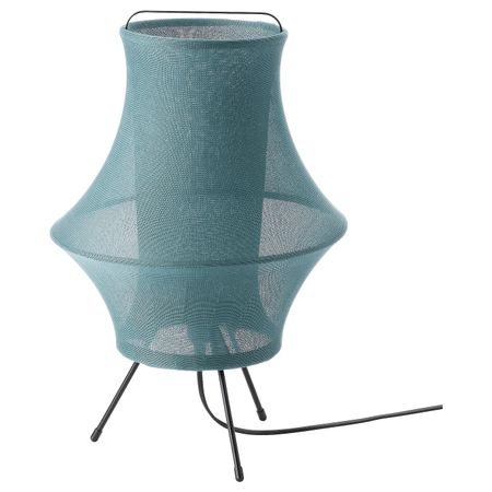 Лампа настольная, бирюзовый 44 см IKEA FYXNÄS ФИКСНЭС 504.640.16