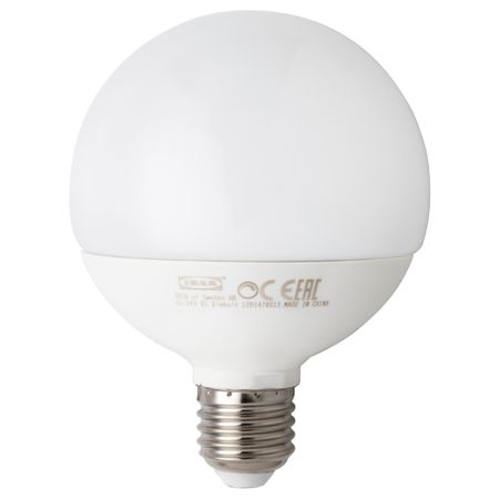 Светодиод E27 1000 лм ЛЕДАРЕ, регулируемая яркость, шарообразный молочный (95 мм)