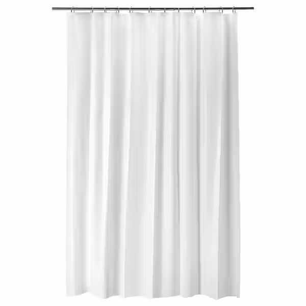 BJÄRSEN Штора для ванной - белый 180x200 см - фото 1