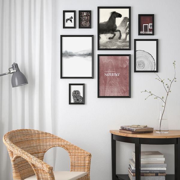 Рама с постером, 8 предм., Север IKEA КНОППЭНГ 704.541.82 - фото 2